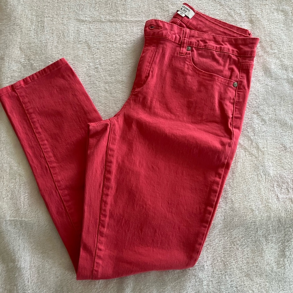 Crown & Ivy Women’s Coral Jeans